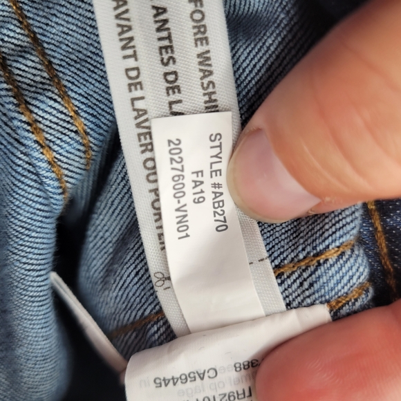 Madewell Stretch Denim A-Line Mini Skirt in Salisbury Wash 2 - Picture 6 of 9